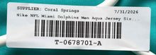 Load image into Gallery viewer, Nike Mens Aqua NFL Miami Dolphins Ryan Tannehill's #17 Football Jersey Size XL
