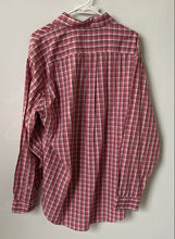 Load image into Gallery viewer, Brooks Brothers Mens Red Plaid Print Cotton Long Sleeve Button-Up Shirt Size L
