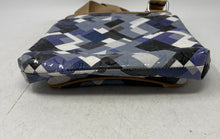 Load image into Gallery viewer, Calvin Klein Womens Multicolor Monogram Adjustable Strap Flap Crossbody Bag
