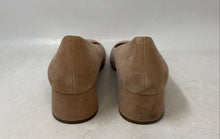 Load image into Gallery viewer, Franco Sarto Womens Guliana Beige Leather Slip-On Square Toe Pump Heels Size 9M
