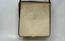 Load image into Gallery viewer, Sombreros Barberán C. Ltda Womens Brown Calf Leather Flap Crossbody Bag
