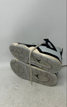 Load image into Gallery viewer, Nike Boys Air Jordan 4 Retro FZ8586-070 Black Gray Lace-Up Sneaker Shoes Size 1Y
