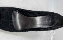 Load image into Gallery viewer, Nine West Womens Black Lace Peep Toe Slip-On Stiletto Pump Heels Size 7.5M
