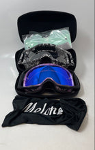 Load image into Gallery viewer, Melon Snow Goggles Purple Marbled Frame Contrasted W/ Blue Mirrored Lens 2 Pcs
