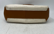 Load image into Gallery viewer, Steve Madden Womens Beige Brown Leather Zipper Inner Pockets Crossbody Bag
