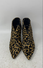 Load image into Gallery viewer, Vi &amp; Vi Milano Womens Brown Black Animal Print Stiletto Heel Ankle Booties Sz 37
