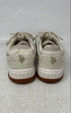 Load image into Gallery viewer, U.S. Polo Assn. Womens Beige Lace-Up Low Top Round Toe Sneakers Shoes 7.5
