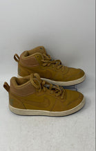 Load image into Gallery viewer, Nike Kids Court Borough Mid 839977-701 Mustard Lace-Up Sneaker Shoes Size 5Y
