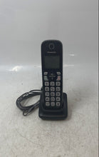 Load image into Gallery viewer, Panasonic KX-TGDA51 Black Cordless Phone Handset With Charging Base Untested

