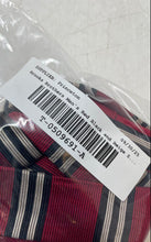Load image into Gallery viewer, Brooks Brothers Mens Makers Red Black And Beige Striped Silk Pointed Tie
