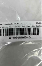 Load image into Gallery viewer, Hello Kitty Multicolor Remote Control Toy Car With Steering Wheel Not Tested
