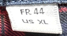 Load image into Gallery viewer, Lacoste Mens Red Black Plaid Regular Fit Long Sleeve Button-Up Shirt Size XL
