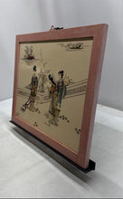 Load image into Gallery viewer, Three Chinese Women In Traditional Attire Framed Wall Art Plaque Collectible
