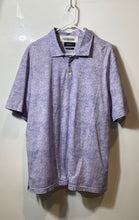 Load image into Gallery viewer, Bugatchi Mens OoohCotton Tech Purple 8 Way Stretch Short Sleeve Polo Shirt Sz XL
