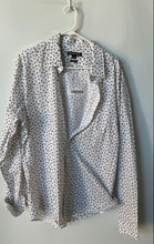 Load image into Gallery viewer, Michael Kors Mens White Floral Print Long Sleeve Slim Fit Button-Up Shirt Sz XL
