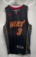 Load image into Gallery viewer, Adidas Mens Red And Yellow Miami Heat Dwyane Wade NBA Basketball Jersey Size M

