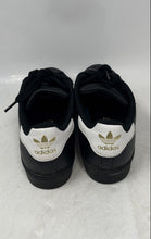 Load image into Gallery viewer, Adidas Unisex Kids Superstar B23642 Black Leather Low Top Sneakers Shoes Size 5
