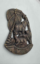 Load image into Gallery viewer, Home Decorative Wall Hanging Africa Continent Outline Animals Art Sculpture
