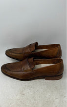 Load image into Gallery viewer, Bacco Bucci Mens Brown Leather Perforated Slip-On Penny Loafer Shoes Size 13
