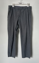 Load image into Gallery viewer, Banana Republic Mens Gray Cotton Kentfield Straight Leg Dress Pants Size 32X32
