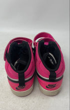 Load image into Gallery viewer, Nike Girls Court Borough Mid 2 HV0933-100 Black Pink White Sneaker Shoes Size 6Y
