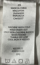 Load image into Gallery viewer, Sam Edelman Womens White Denim Raw Hem The Kitten Ankle Skinny Leg Jeans Size 29
