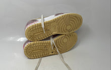 Load image into Gallery viewer, Nike Girls Air Jordan 1 Low White Printed Lace-Up Sneaker Shoes Size 6Y
