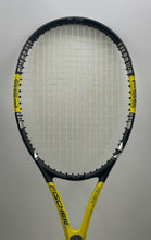 Load image into Gallery viewer, Fischer Black And Yellow Air Carbon FSS Comfort Grip Tennis Racket
