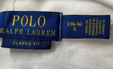 Load image into Gallery viewer, Ralph Lauren Boys White Classic Fit Short Sleeve Sport Polo Shirt Size L 14-16

