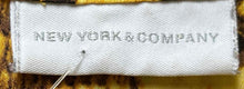 Load image into Gallery viewer, New York &amp; Company Womens Multicolor 3/4 Sleeve Collared Shirt Dress Size M
