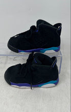 Load image into Gallery viewer, Nike Toddler Boys Air Jordan 6 DV3606-004 Black Lace-Up Sneakers Shoes Size 7C
