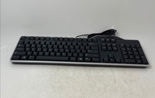 Load image into Gallery viewer, Dell Black Portable USB Wired Desktop English Keyboard Model KB813t
