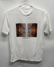 Load image into Gallery viewer, Armani Exchange Mens White Short Sleeve Crew Neck Pullover T-Shirt Size S
