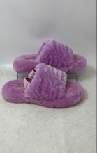 Load image into Gallery viewer, Ugg Womens Fluff Yeah Purple Slip-On Open Toe Slingback Sandals Size 2
