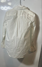 Load image into Gallery viewer, Armani Exchange Womens White Long Sleeve Collared Button-Up Shirt Size XXS
