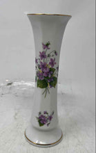 Load image into Gallery viewer, Gloria White Floral Print Fine Porcelain Home Decorative Collectible Table Vase
