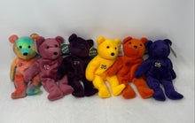 Load image into Gallery viewer, Set Of 6 Pcs Salvino's 1998 Plush Bear Mixed Variety Bamm Beano's Toy With Tag
