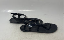 Load image into Gallery viewer, Michael Kors Womens Black Jelly Toe Post Flat Thong Sandals Size 6M
