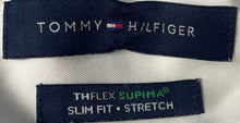 Load image into Gallery viewer, Tommy Hilfiger Mens White Slim Fit Long Sleeve Collared Dress Shirt Size 16.5
