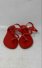 Load image into Gallery viewer, Melissa Womens Solar + Bo.Bo Orange Flat Thong Sandals Size 7
