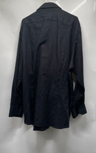 Load image into Gallery viewer, Hugo Boss Mens Black Long Sleeve Collared Casual Button-Up Shirt No Size
