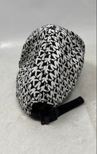 Load image into Gallery viewer, Michael Kors Womens White And Black Monogram Adjustable Baseball Cap One Size
