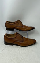 Load image into Gallery viewer, Aldo Mens Brown Leather Round Toe Lace-Up Derby Dress Shoes Size 10.5
