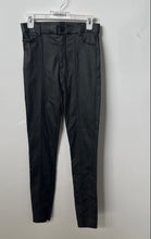 Load image into Gallery viewer, Zara Womens Black Flat Front Pockets Skinny Leg Trousers Pants Size Medium
