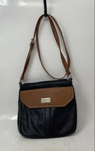 Load image into Gallery viewer, Nine West Womens Brown Black Inner Pockets Shoulder Crossbody Bag
