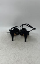 Load image into Gallery viewer, Kate Spade New York Womens Black Leather Stiletto Ankle Strap Heels Size 7.5B
