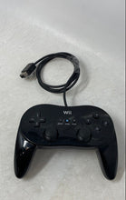 Load image into Gallery viewer, Nintendo Wii Classic Pro RVL-005 Black Wired Video Gaming Controller Untested
