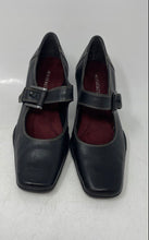 Load image into Gallery viewer, Aerosoles Womens Black Leather Square Toe Mary Jane Heels Size 5.5B
