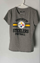 Load image into Gallery viewer, NFL Mens Gray Pittsburgh Steelers Pullover T-Shirt Size Medium
