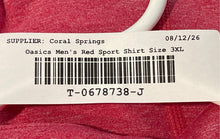 Load image into Gallery viewer, Asics Mens Red Team Florida Long Sleeve 1/4 Zip Volleyball Sport T-Shirt Sz 3XL

